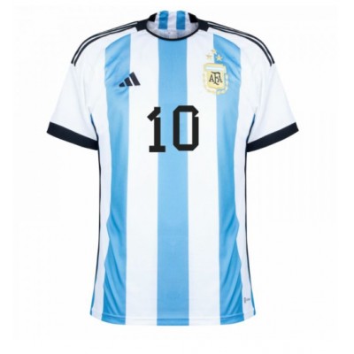 Pánský Fotbalový dres Argentina Lionel Messi #10 MS 2022 Domácí Krátký Rukáv